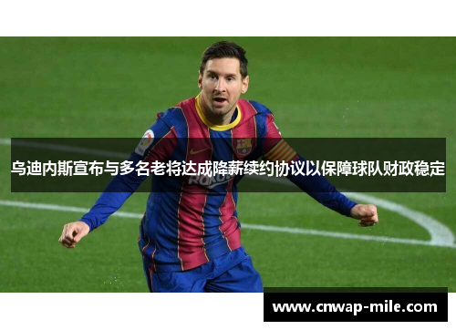 乌迪内斯宣布与多名老将达成降薪续约协议以保障球队财政稳定